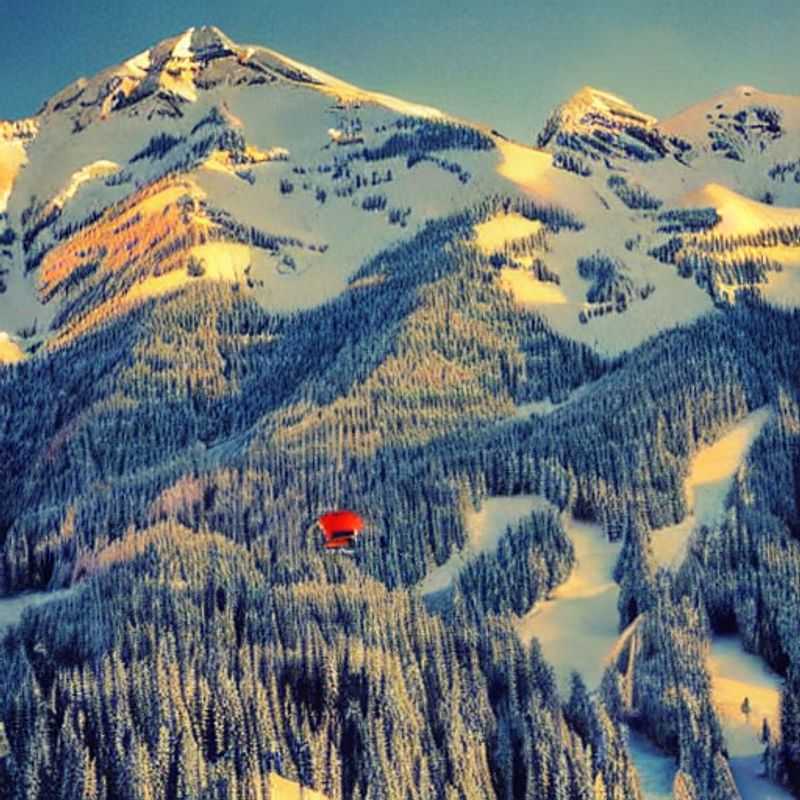 Le magnifique domaine skiable de Fernie Alpine Resort sous le soleil printanier.