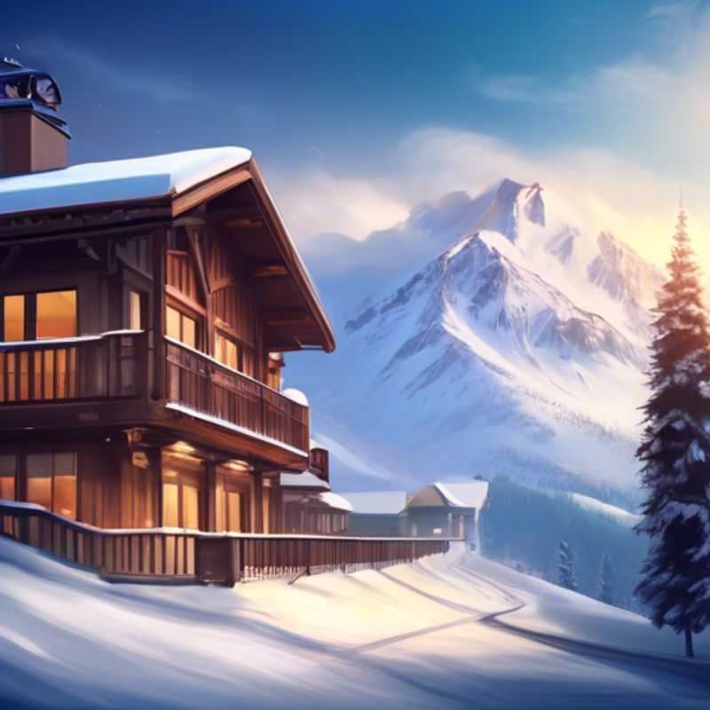 Candado para esquís - Asegurando tus preciados esquís durante tu viaje de esquí.