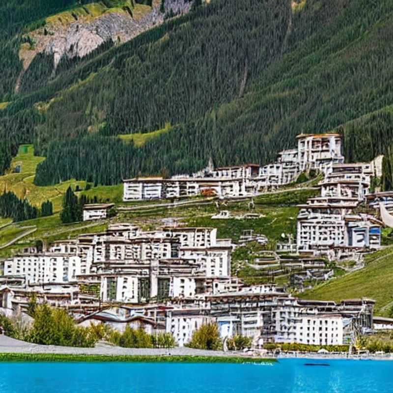 Sestrières au printemps : des paysages alpins ensoleillés, idéals pour des vacances de printemps.