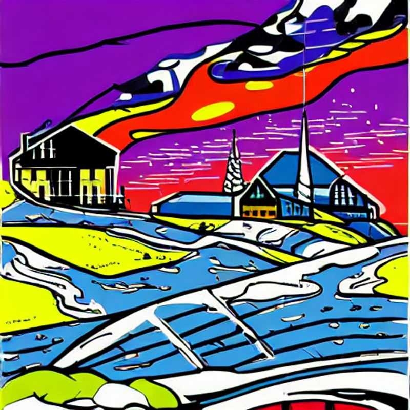 Here are a few options for alt text in Portuguese for an image of Levi, Finland, in an article about spring break activities: