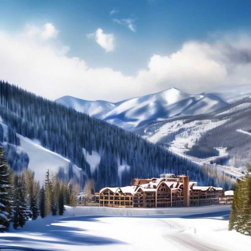 Горнолыжный курорт Vail, США: заснеженные склоны и живописные пейзажи.