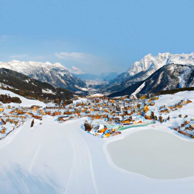 Six intrepid skiers gliding down the pristine slopes of Fulpmes, Austria, enveloped in the exhilaration of their 24-hour ski adventure amidst the breathtaking Tyrolean Alps.