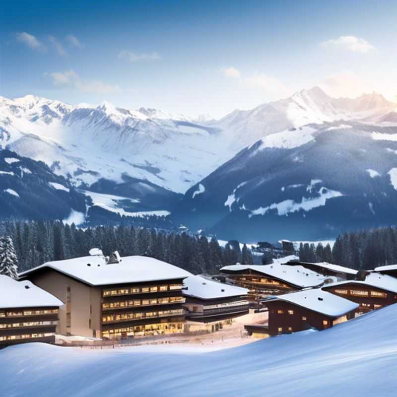 Here are a few options for alt text in Portuguese for an image of Lenzerheide, Switzerland, for an article about the best time to visit: