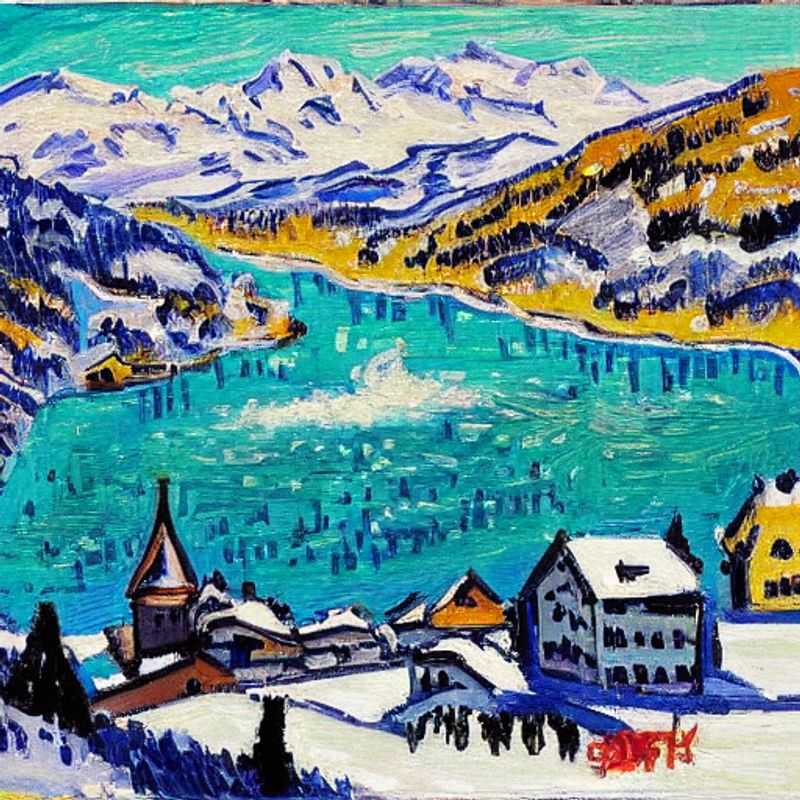 Aqui estão algumas opções de texto alternativo em português para uma imagem de St. Moritz na primavera, para um artigo sobre o que fazer lá durante as férias de primavera: