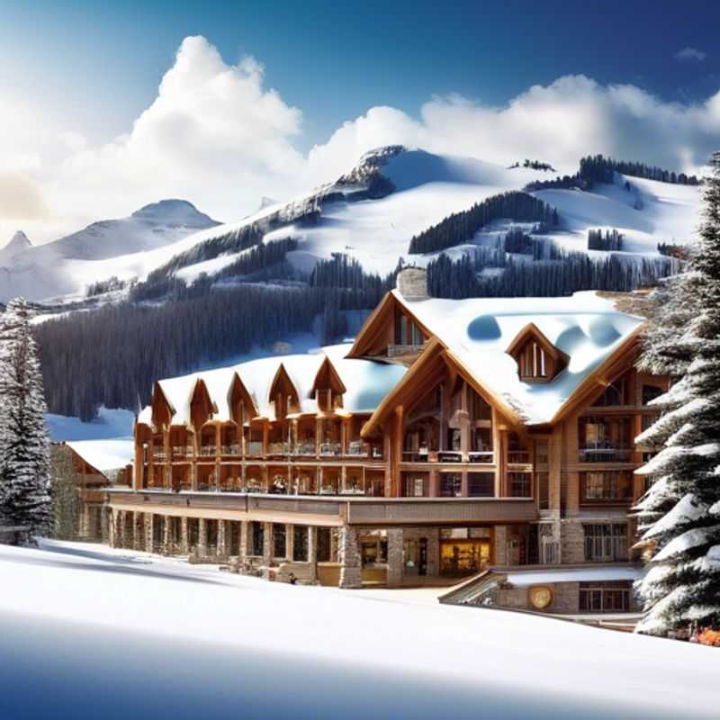 Four friends savoring the thrill of skiing at Sunshine Village, Canada, surrounded by stunning snow-covered peaks and vibrant winter scenery, during their 4-day culinary adventure on the slopes.