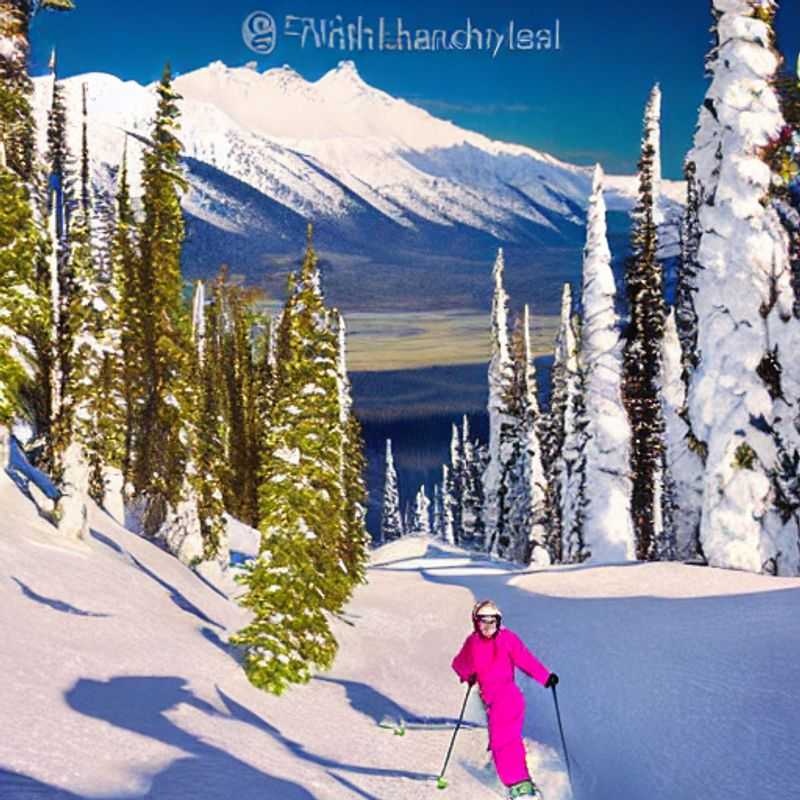 Descente en ski printanier à Kicking Horse, éclairée par le soleil – le paradis des sports d'hiver!