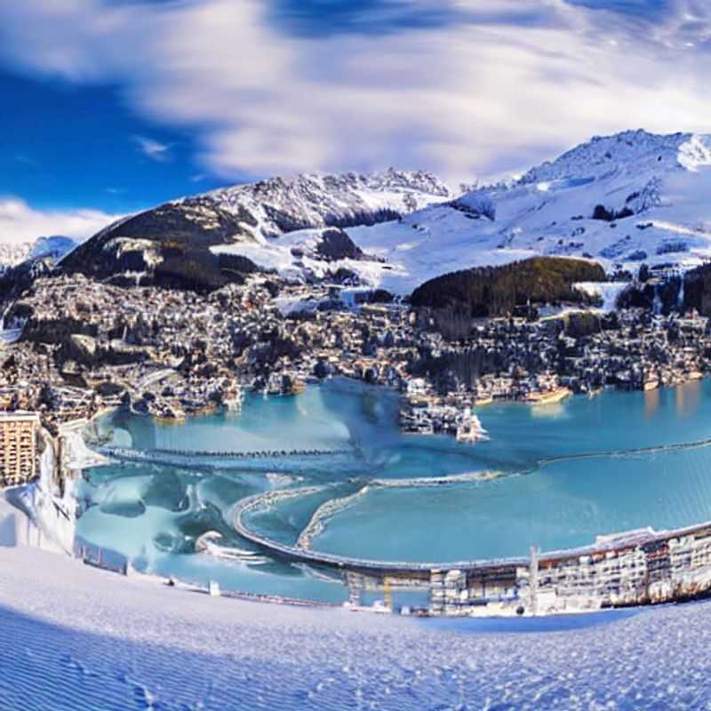 Aqui estão algumas opções de texto alternativo em português para uma imagem de St. Moritz na primavera, para um artigo sobre o que fazer lá durante as férias de primavera: