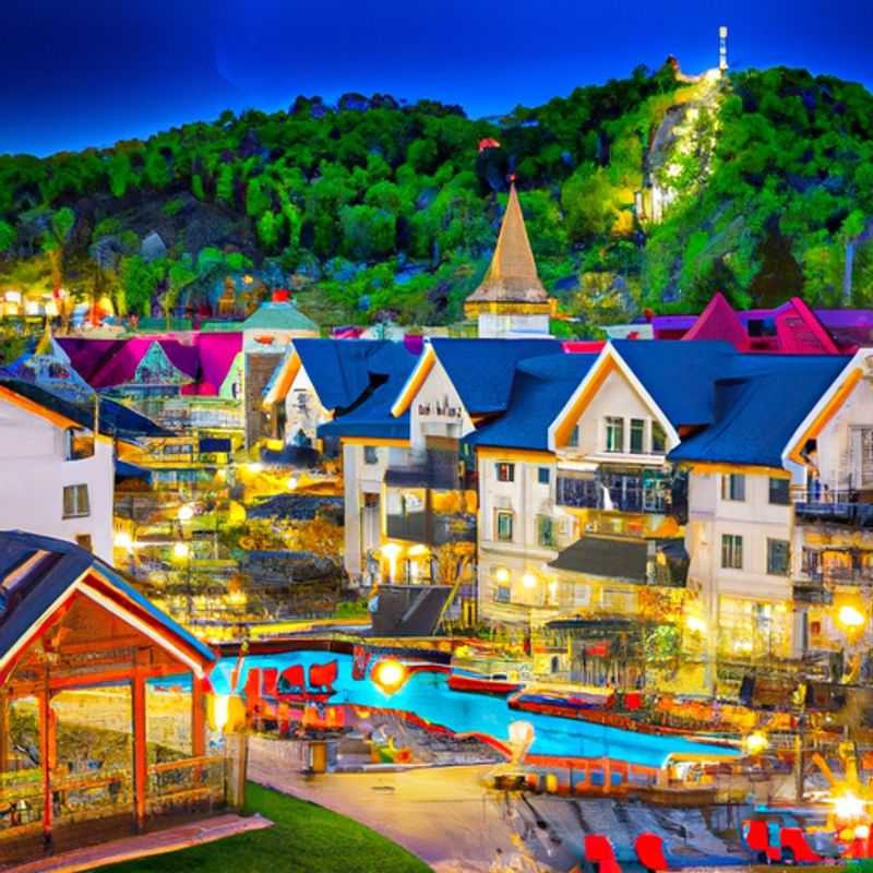 Visiting the Mont Tremblant Village in Mont Tremblant, Canada During Ski Season