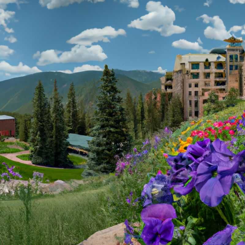 Прогулка по городу Вейл: Исследуйте горнолыжный курорт Vail Mountain, США в сезон катания на лыжах