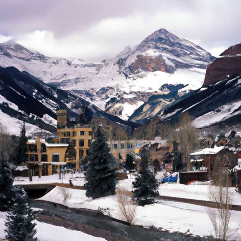 A family embarks on an exhilarating 5-day ski adventure in the picturesque mountain town of Telluride, USA, during the height of ski season, surrounded by breathtaking snow-capped peaks and pristine slopes.