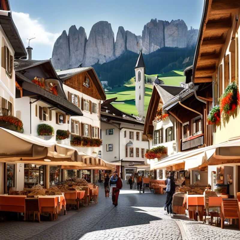 Explore as Deslumbrantes Montanhas da Estância de Esqui de Corvara nas Dolomitas