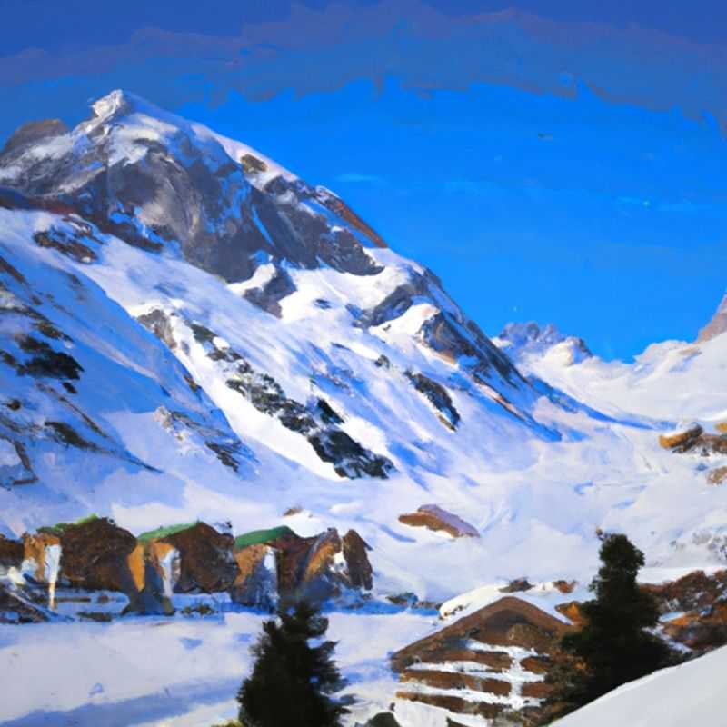 Six skiers glide effortlessly down the pristine slopes of Lech Zürs am Arlberg, Austria, surrounded by breathtaking Alpine vistas, during their weeklong ski vacation.