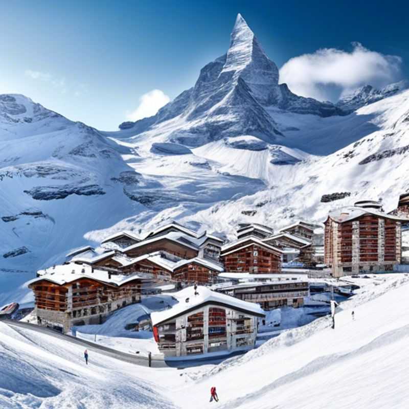 Conquer the Slopes&#58; Skiing the Majestic Matterhorn in Cervinia&#44; Italy