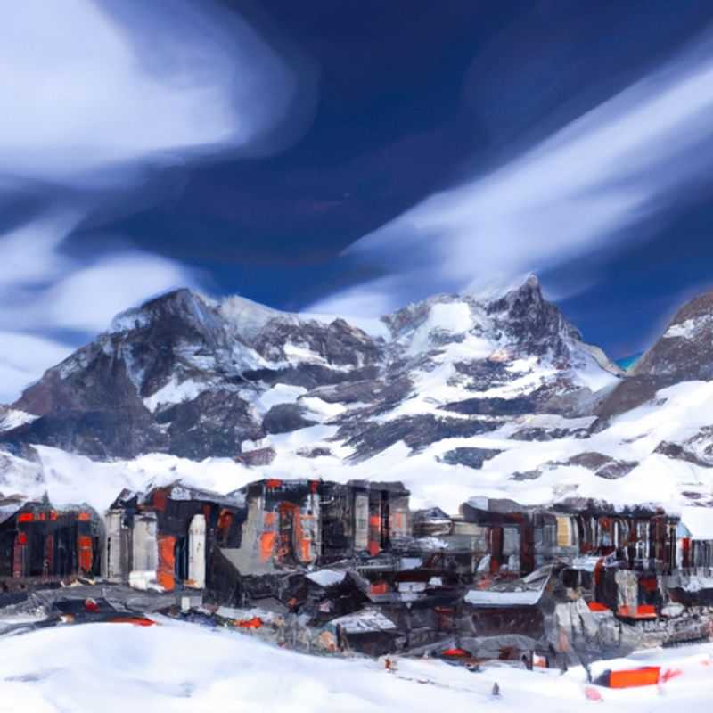 A family of skiers, young and old, glide down the pristine slopes of Cervinia, Italy, their laughter echoing through the crisp mountain air, relishing their 5-day ski vacation amidst the breathtaking Alpine scenery.