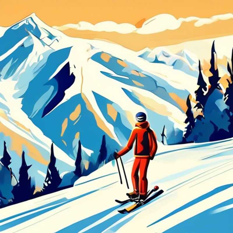 A close-up of a sleek ski pass holder, ready for a day on the slopes.