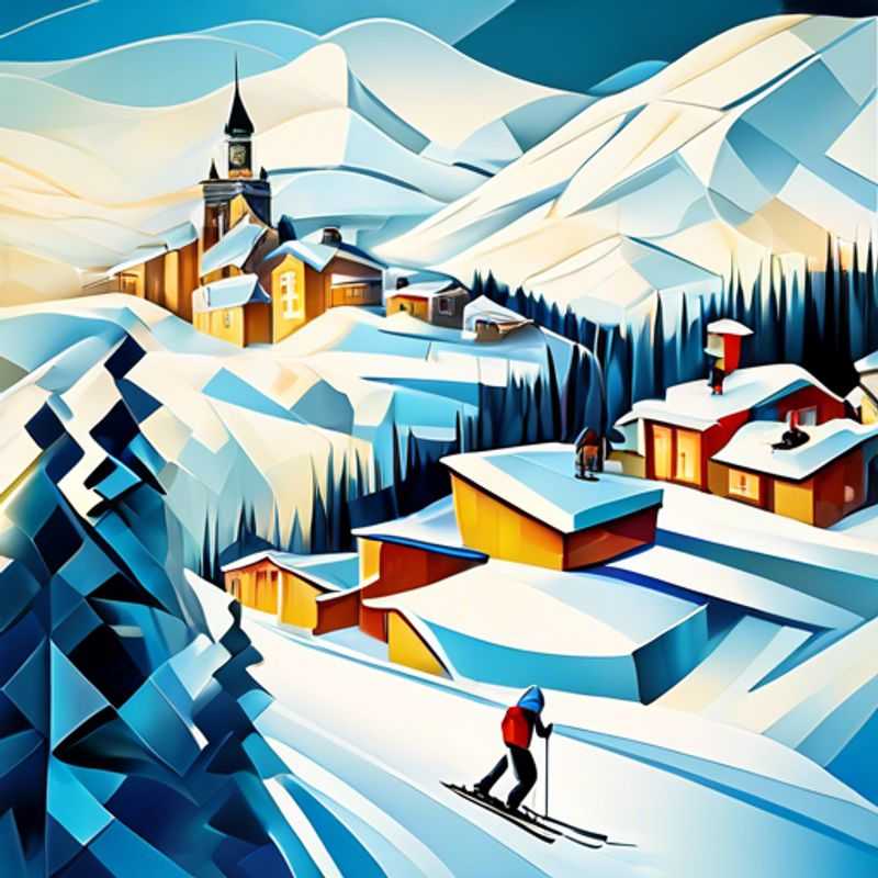 Six friends reveling in the winter wonderland of Levi, Finland, as they carve through pristine snow on their skiing vacation, surrounded by breathtaking landscapes during their thrilling 3-day ski season adventure.
