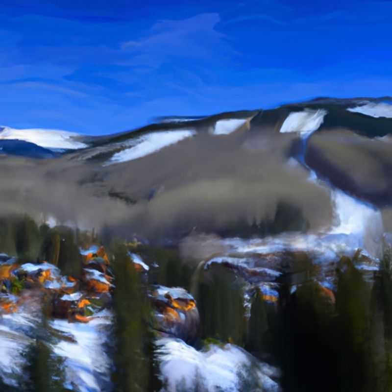 The Long-term Traveler and their partner carving graceful turns down the powdery slopes of Vail Mountain Resort, USA, immersed in the thrill of a 3-week ski adventure.