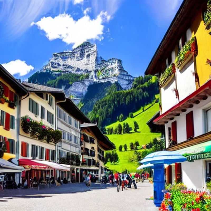 Villars-sur-Ollon au printemps : des paysages verdoyants et des activités en plein air. (Villars-sur-Ollon in spring: green landscapes and outdoor activities.)