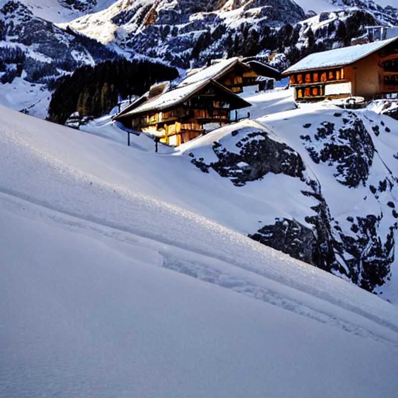 Here are a few options for alt text in Portuguese for an image of Corvatsch, Switzerland, in an article about spring break activities: