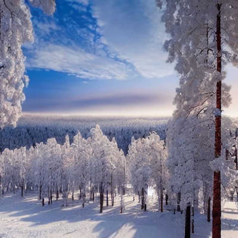 Here are a few options for alt text in Portuguese for an image of Levi, Finland, in an article about spring break activities: