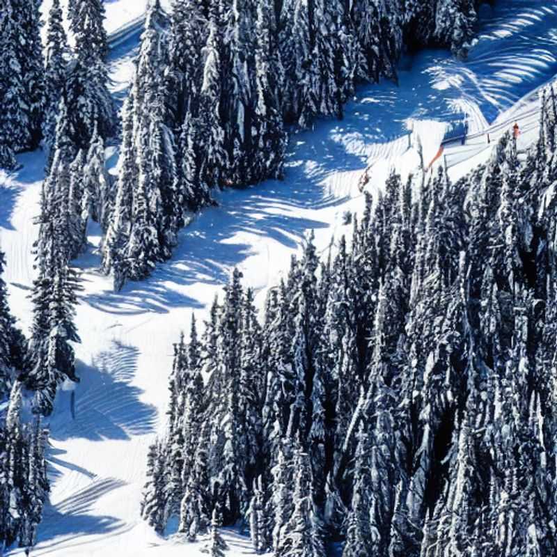 A breathtaking panoramic view of Whistler Blackcomb, Canada, showcasing a variety of lodging options nestled amidst the snow-capped peaks, inspiring your choice of the perfect hotel for your mountain adventure.
