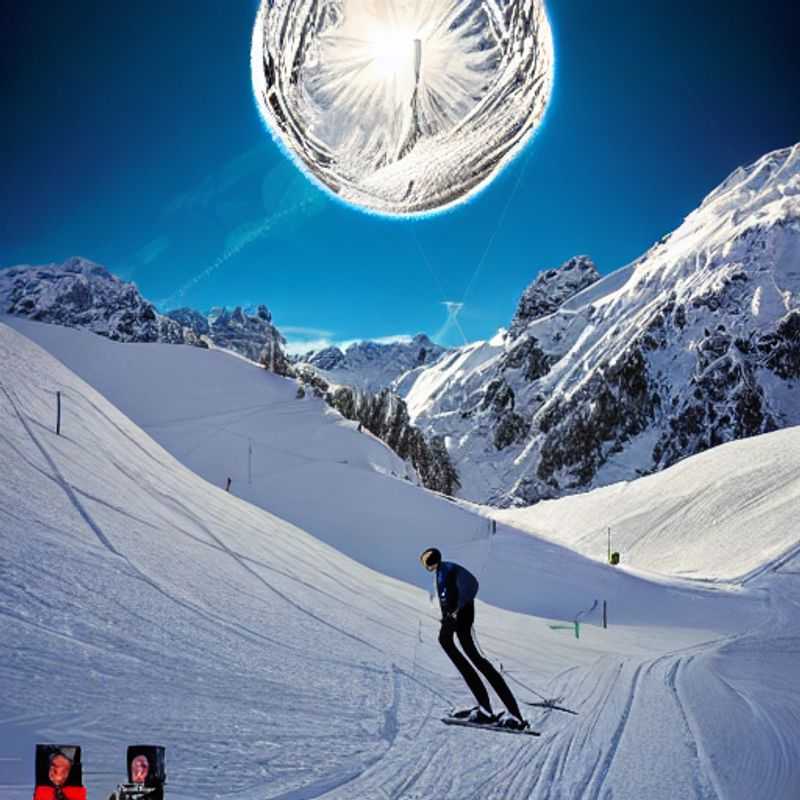Casais aproveitando a vista deslumbrante de Lech Zürs am Arlberg na primavera, com montanhas cobertas de neve contrastando com o verde vibrante, prometendo aventuras inesquecíveis durante as férias da primavera.