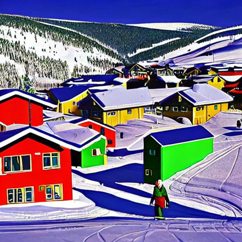 Families laughing and skiing down sun-drenched slopes in Trysil, Norway, enjoying an unforgettable spring break adventure filled with snow, smiles, and stunning Scandinavian scenery.