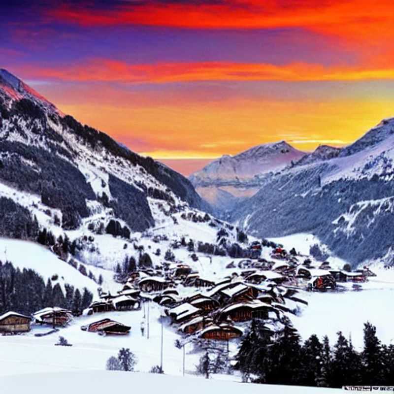 Lush, green Grindelwald valley bursting with springtime life; a breathtaking view perfect for a spring break adventure, set against the backdrop of the majestic Swiss Alps. (Warning: May cause uncontrollable urges to yodel).