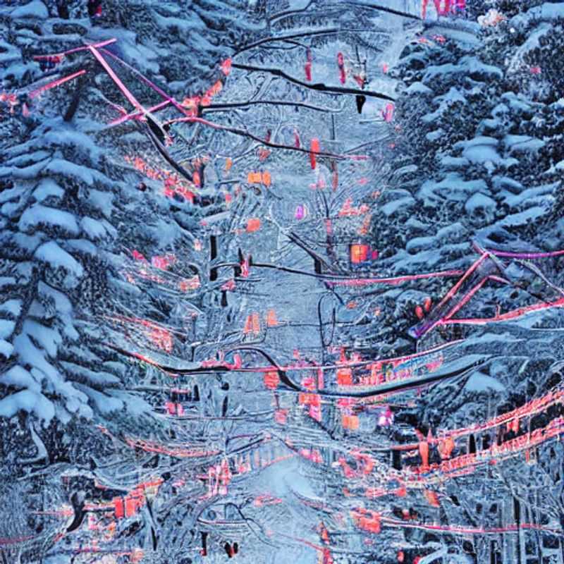 Spring break bliss! Skiers carving fresh tracks down the slopes of Sapporo Teine, Japan, with the vibrant city sprawling beneath – a perfect blend of adventure and urban exploration.