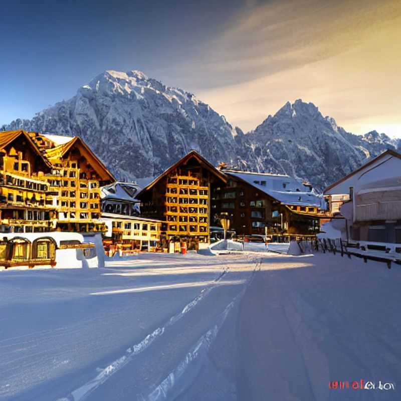 Deux skieurs dévalant les pentes ensoleillées de St. Anton am Arlberg, en Autriche, profitant pleinement des joies du ski de printemps pendant les vacances.