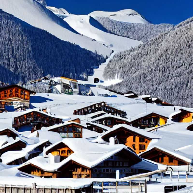 Spring Break bliss! Two adventurers conquer the slopes of Obertauern, Austria, under the warming Alpine sun, showcasing the perfect blend of skiing and sunshine in this mountain paradise.
