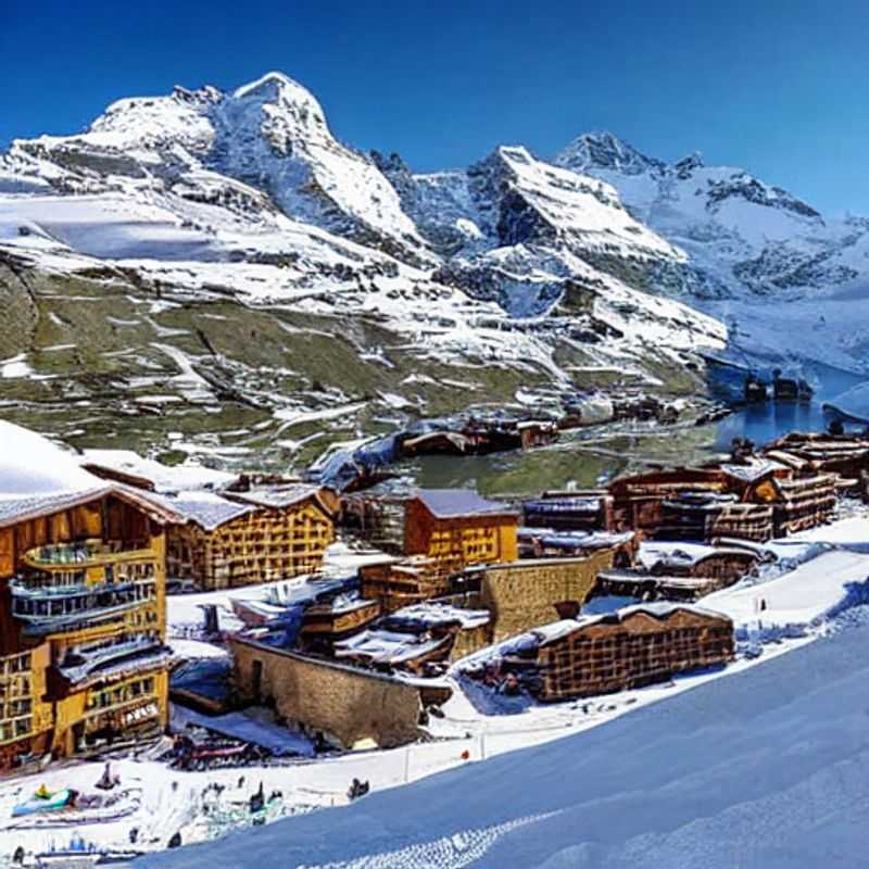 Casais aproveitando o sol da primavera e a neve fofa em Tignes, França, durante as férias da primavera. Aventura e diversão garantidas!