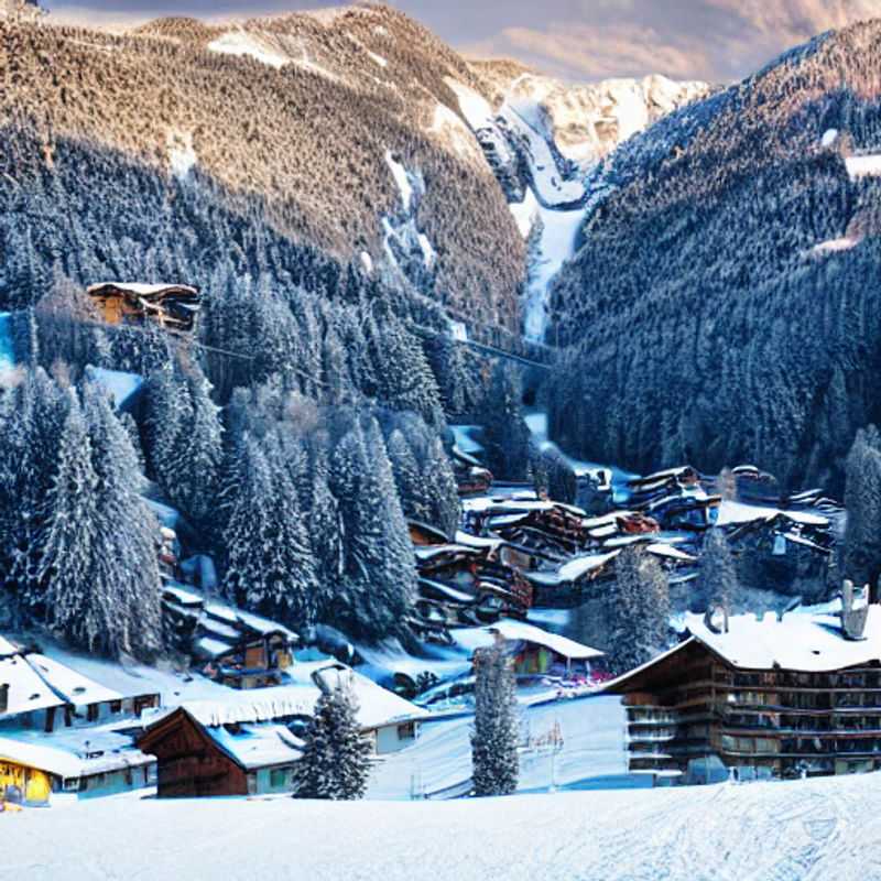 Lush green slopes and charming chalets in Villars-sur-Ollon, Switzerland, beckon visitors for an unforgettable spring break adventure in the Swiss Alps.