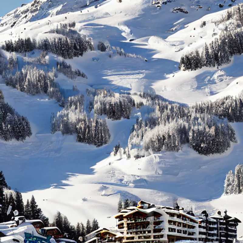 Dois casais desfrutando das vistas deslumbrantes de St. Moritz, Suíça durante as férias de primavera: um destino elegante e sofisticado para uma escapadela ensolarada.