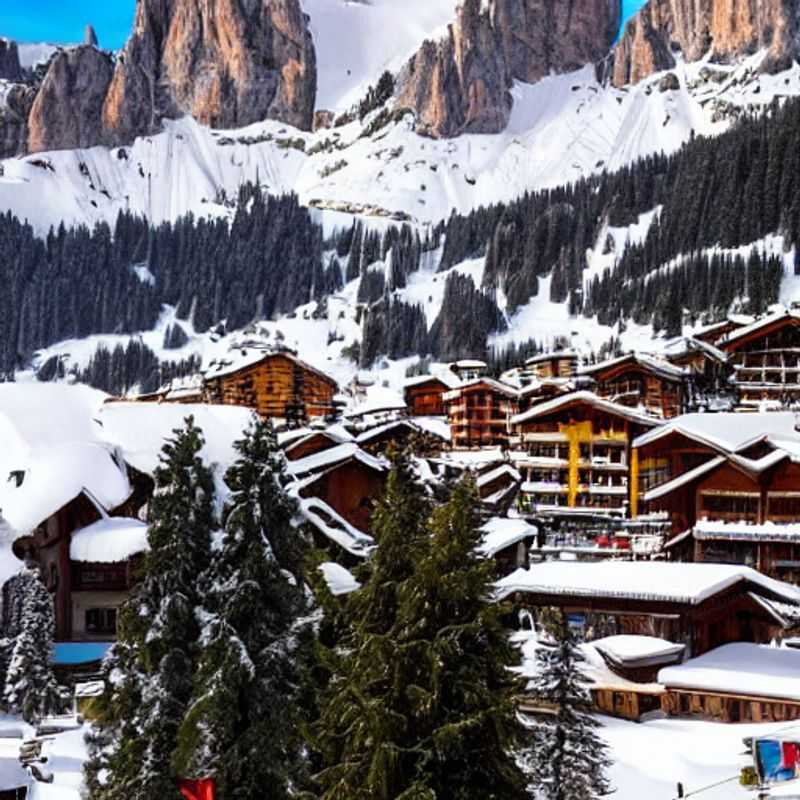 Casais aproveitando a vista deslumbrante das Dolomitas floridas em Val Gardena, Itália, durante as férias da primavera. Uma explosão de cores e aventura!
