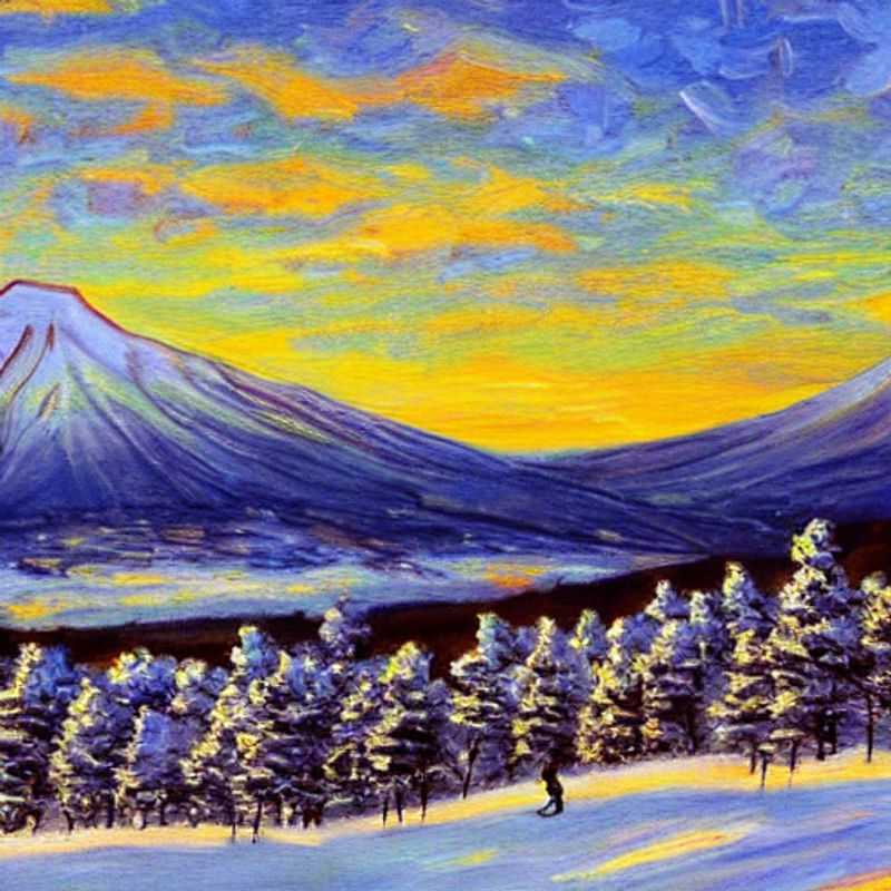 Deux skieurs dévalent les pentes enneigées de Niseko United sous le soleil printanier, un aperçu des aventures palpitantes qui vous attendent pendant les vacances de printemps au Japon.