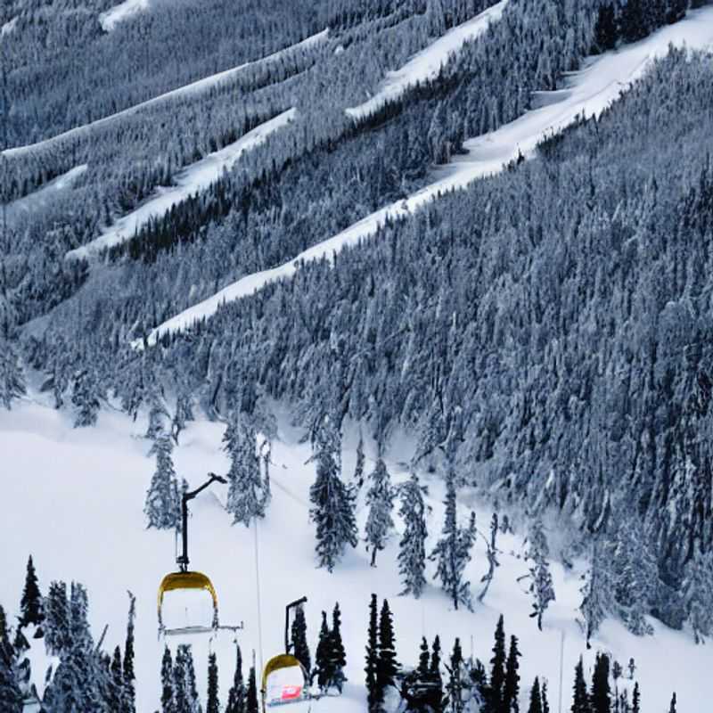 Casais aventureiros desfrutando da vista deslumbrante das montanhas cobertas de neve em Whistler Blackcomb, Canadá, durante o animado Spring Break.