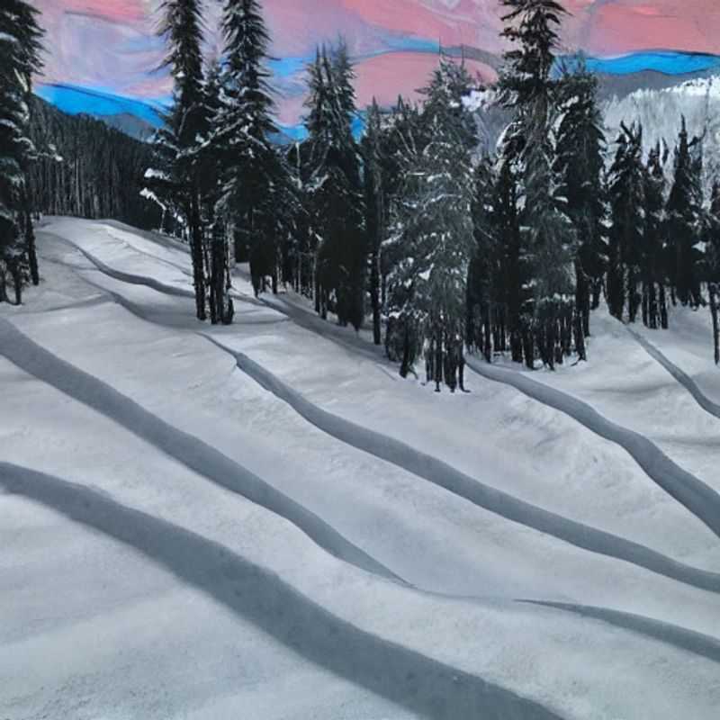 Casal desfrutando da vista exuberante de Revelstoke, Canadá, durante o Spring Break, com montanhas majestosas e a promessa de aventura na primavera.