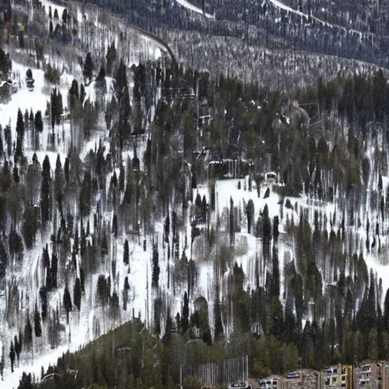 Spring Break Bliss: Skiers carving through the slopes of Park City Mountain Resort under the clear, sunny skies of Utah, enjoying the perfect blend of snow and sunshine.