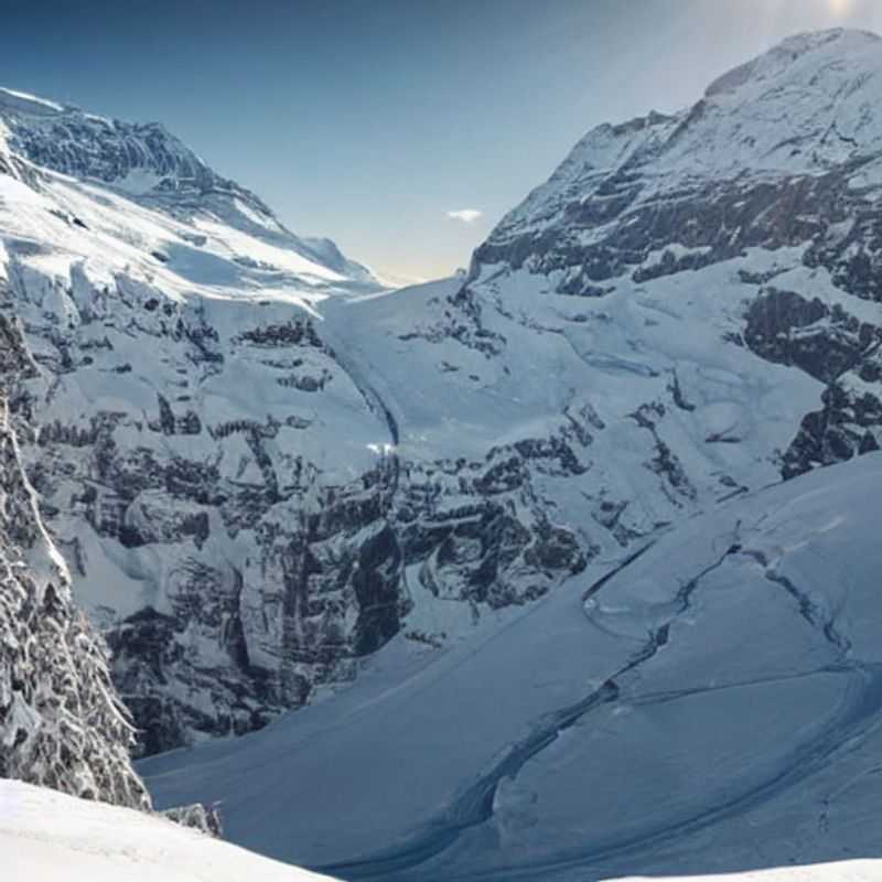 Des amis se tenant au sommet du Jungfraujoch, le Toit de l'Europe, admirant les paysages alpins printaniers à couper le souffle lors d'une escapade suisse inoubliable.