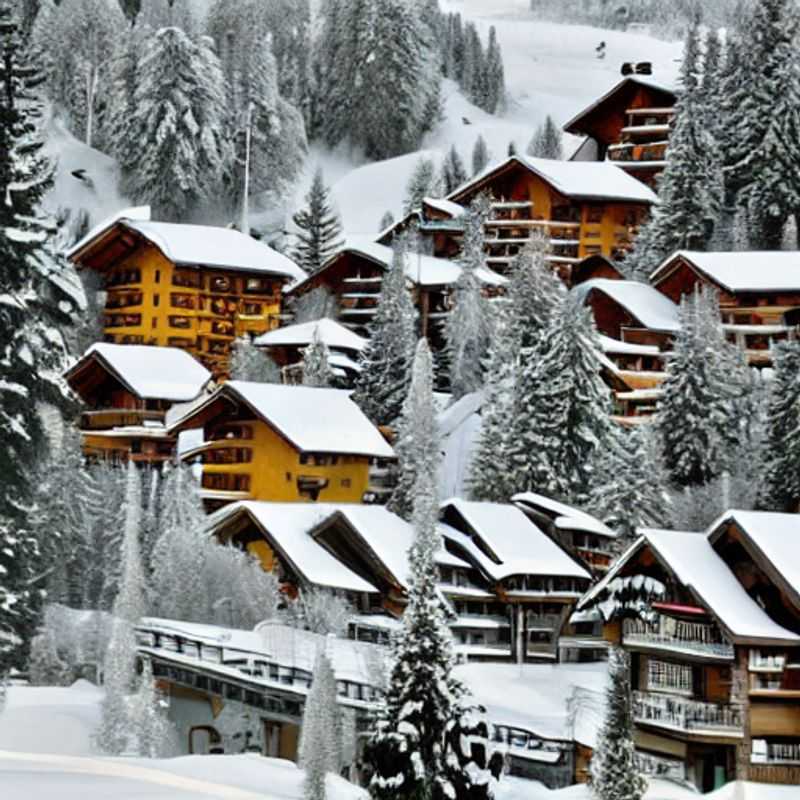 Quatre amis profitant du magnifique paysage printanier de Villars-sur-Ollon, en Suisse, lors de leur escapade de vacances de printemps.