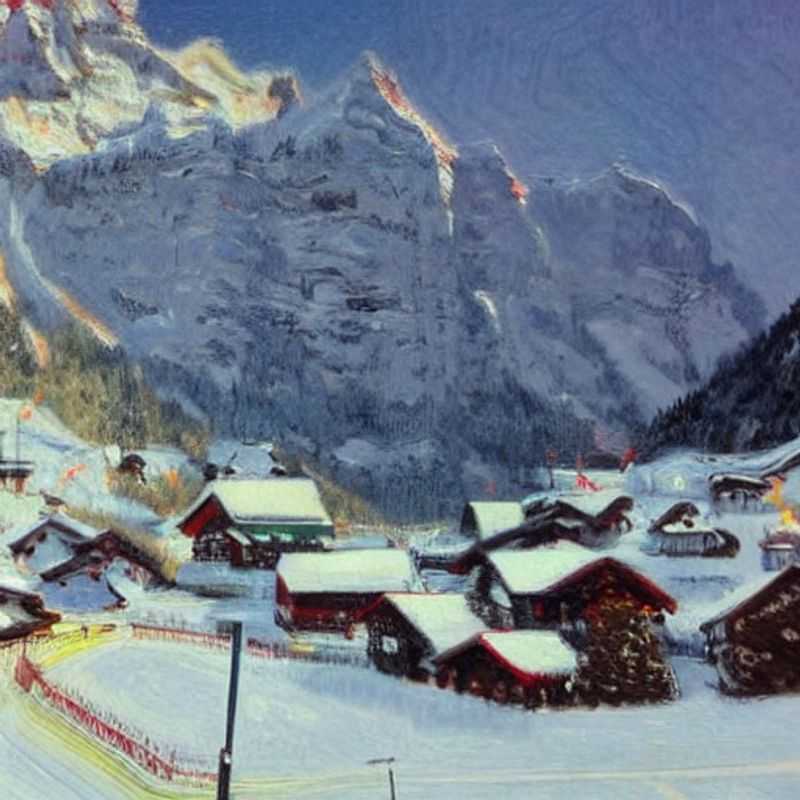 Deux jeunes profitant du soleil printanier et des sommets enneigés d'Engelberg, en Suisse, pendant leurs vacances de printemps. (Two young people enjoying the spring sun and snowy peaks of Engelberg, Switzerland, during their spring break.)