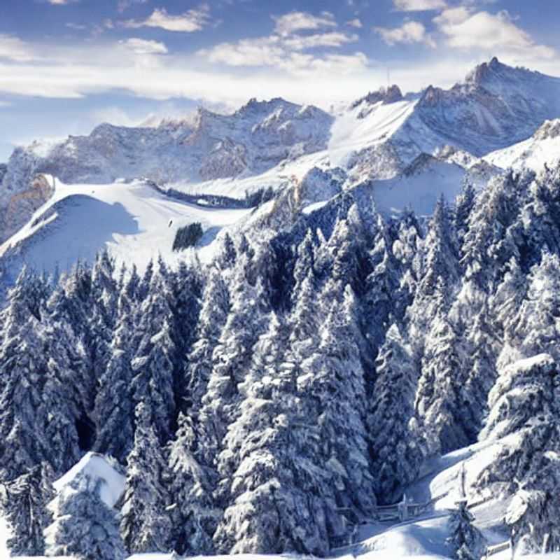 Spring break bliss in Madonna di Campiglio: A vibrant scene showcasing the blooming landscapes and stunning slopes of this Italian gem, perfect for an unforgettable adventure.