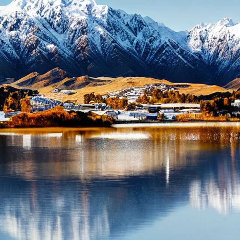 Spring break bliss! Hiking amidst the breathtaking, snow-capped peaks of The Remarkables, New Zealand, a paradise for adventure seekers and nature lovers.