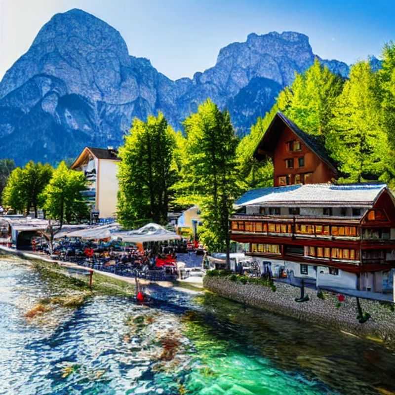 Vue pittoresque de Garmisch-Partenkirchen au printemps, avec ses montagnes verdoyantes et ses chalets traditionnels, offrant un aperçu des activités possibles pendant les vacances de printemps.