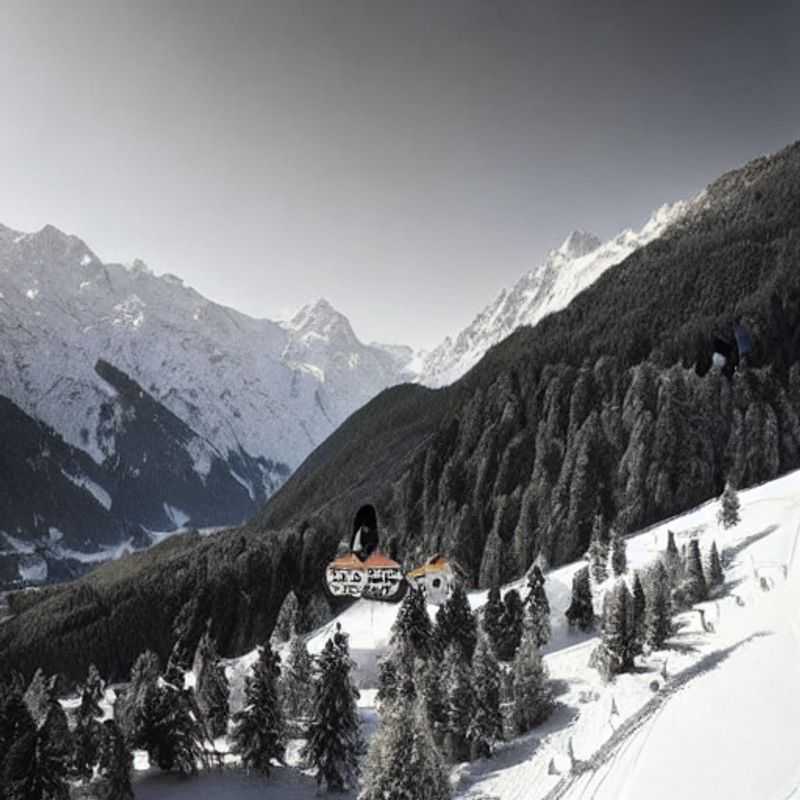 Casais brindando com canecas de cerveja em um terraço ensolarado em Mayrhofen, Áustria, aproveitando o espírito da primavera em meio às montanhas nevadas, perfeito para as férias da primavera.