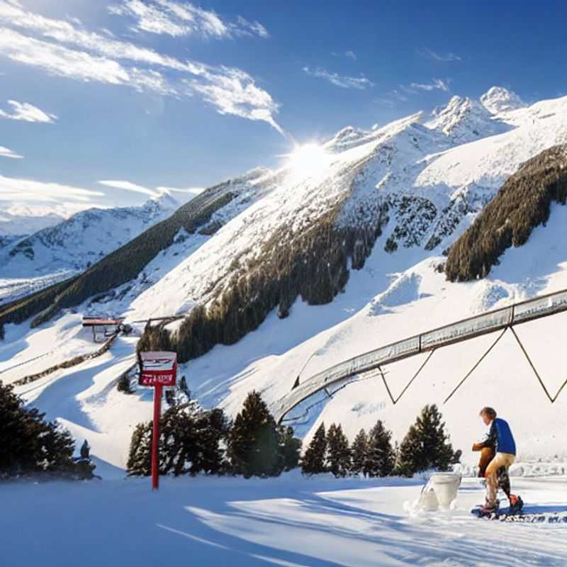 Dos amigos escalando las majestuosas montañas de Les Deux Alpes, Francia, durante sus vacaciones de primavera.