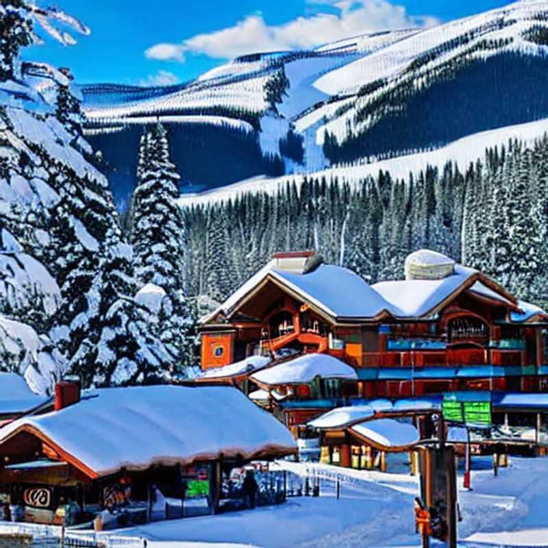 Des skieurs dévalent les pentes ensoleillées de Sunshine Village, au Canada, profitant pleinement des joies du ski de printemps pendant les vacances!