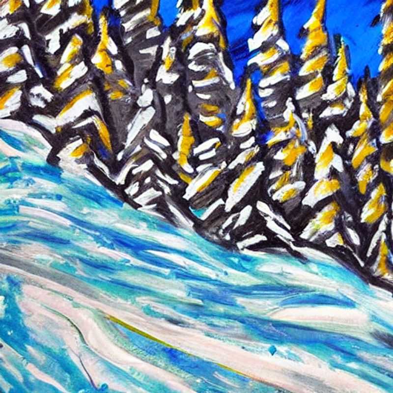 Duas crianças rindo enquanto descem a montanha em Copper Mountain, EUA, durante as férias da primavera, aproveitando a neve fofa e o sol brilhante.
