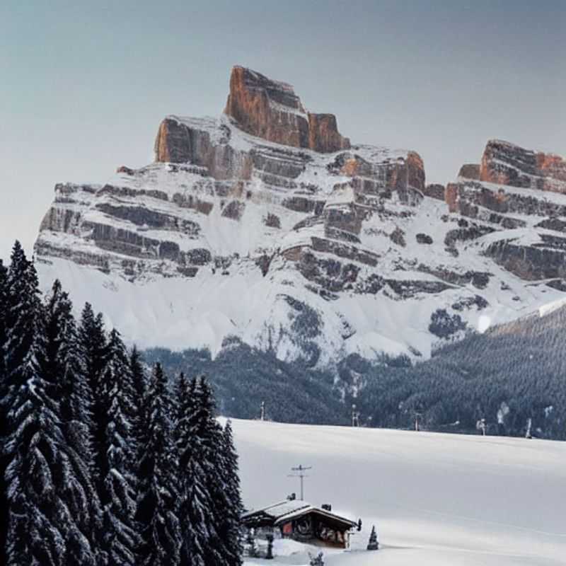 Lush green slopes and blooming wildflowers paint a vibrant spring scene in Alta Badia, Italy, offering a picturesque backdrop for unforgettable spring break adventures.